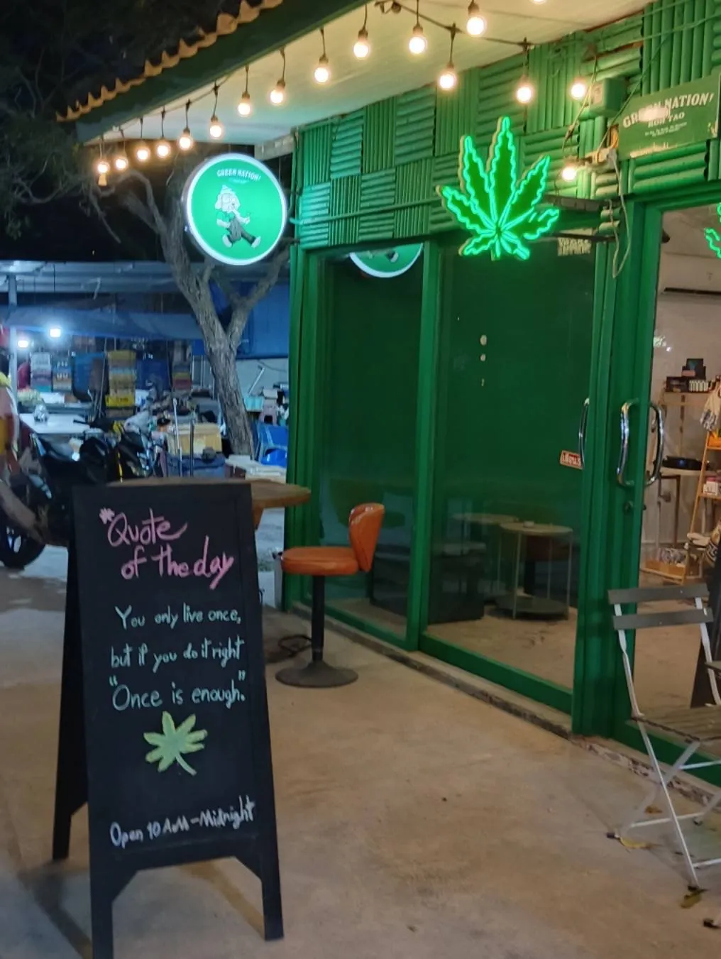 Green Nation Dispensary, Green Street Koh Tao